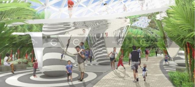 Çift kavisli paslanmaz çelik cephe